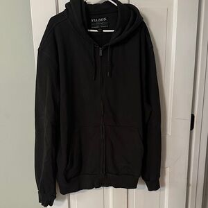 Filson Men's Black Zip-Up Sweater